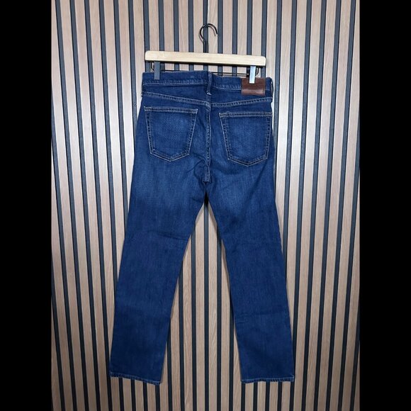 Abercrombie & Fitch Jeans 30 x 32 Mens Blue Dark Wash Straight Stretch Denim - Picture 2 of 9